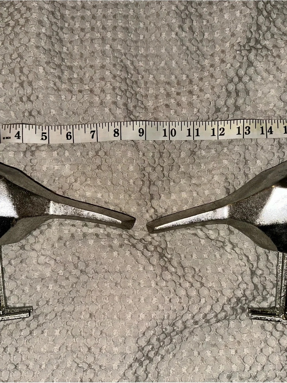 Geometric silver Bird Figurine Set - Decorative Table Accents
